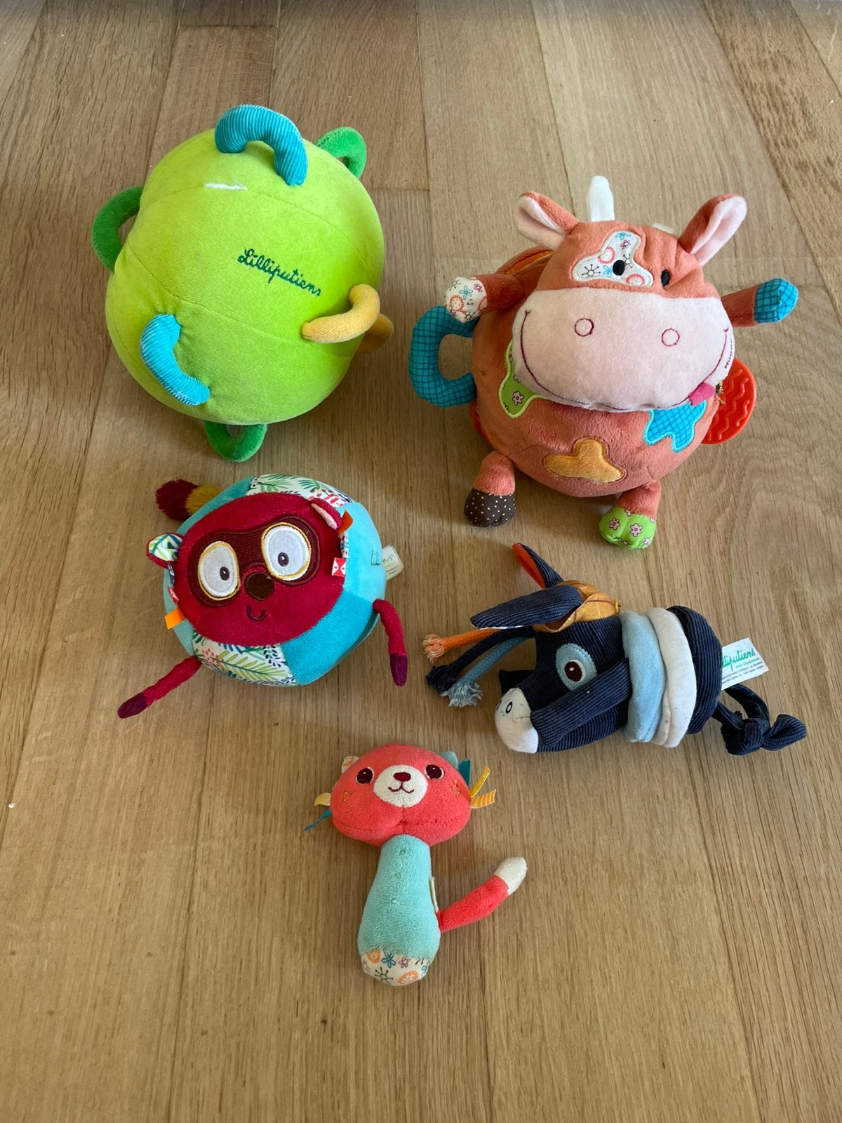 Speelgoed pakket mix baby Lilliputiens, Enlèvement ou Envoi, Comme neuf, Hochet