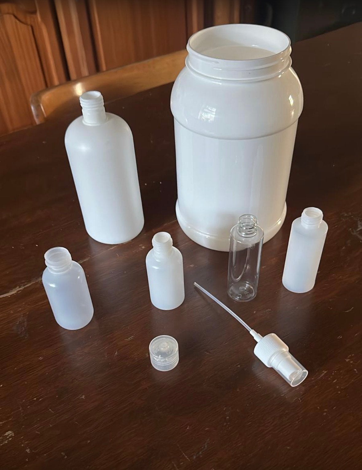 20 voets container met deze inhoud in dozen, Ophalen