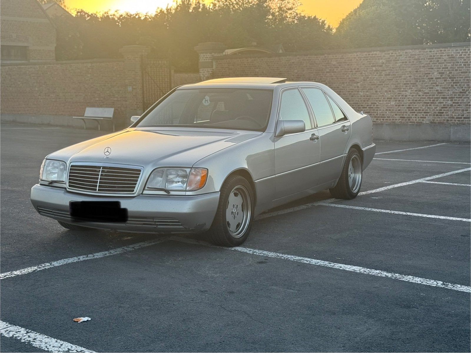 Mercedes s500 1992 90.000km porte soft close, Autos, Mercedes-Benz, Particulier, Toit ouvrant, Électrique, Enlèvement