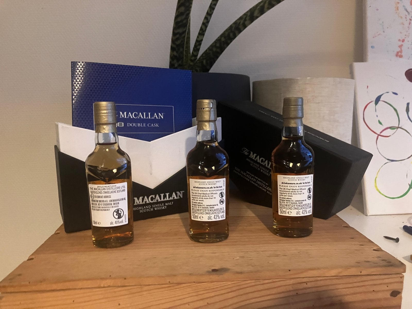 Macallan miniatuur gift set, Verzamelen, Ophalen