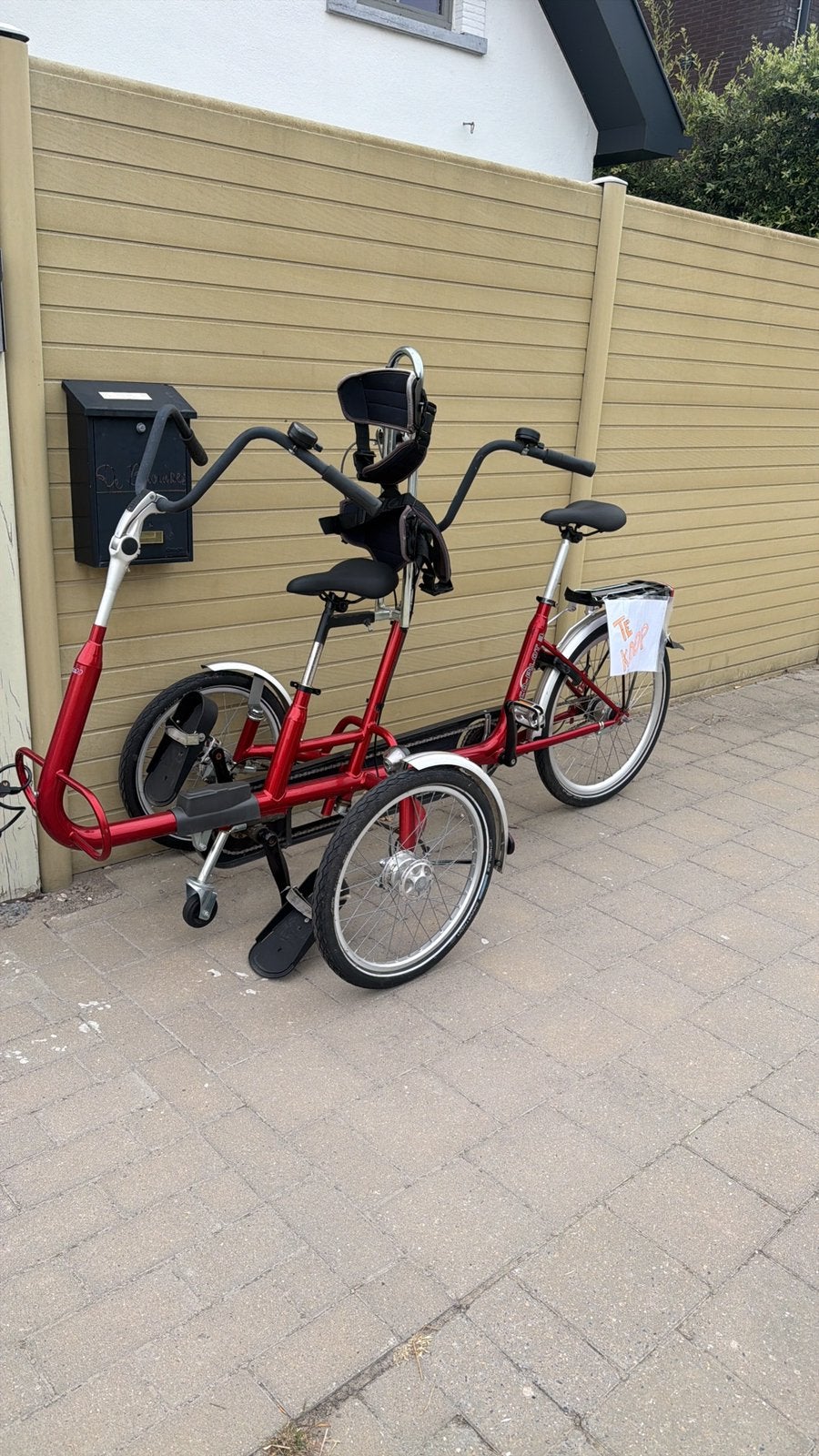 Opvouwbare Tandem driewielfiets, Fietsen en Brommers, Ophalen of Verzenden