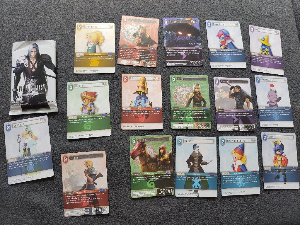 Jeu de cartes à collectionner Final Fantasy, jeu de 16cartes, Hobby & Loisirs créatifs, Enlèvement ou Envoi, Comme neuf, Plusieurs cartes