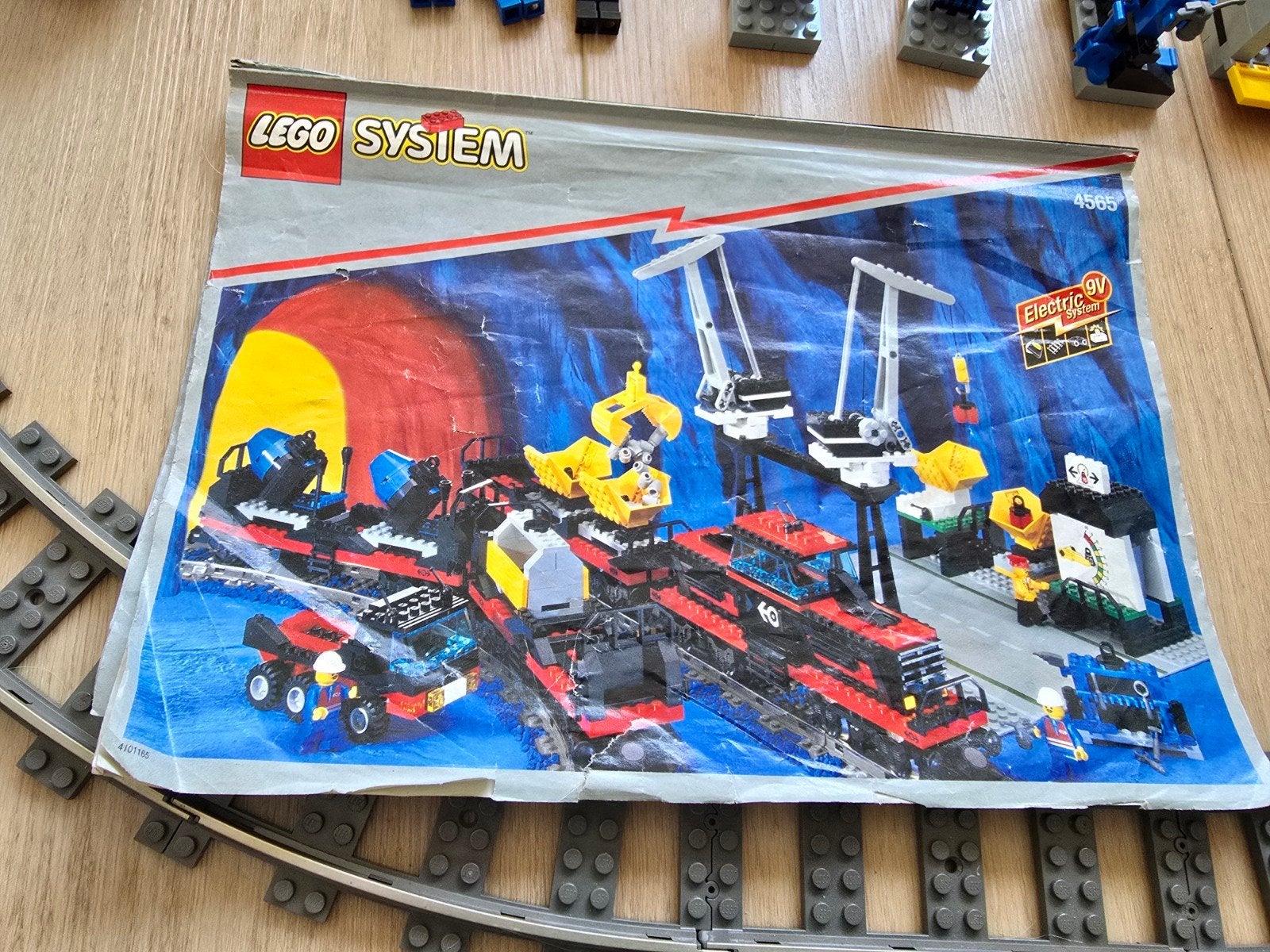 Lego system nr4565 vracht en kraantrein, Enlèvement ou Envoi, Complet, Lego