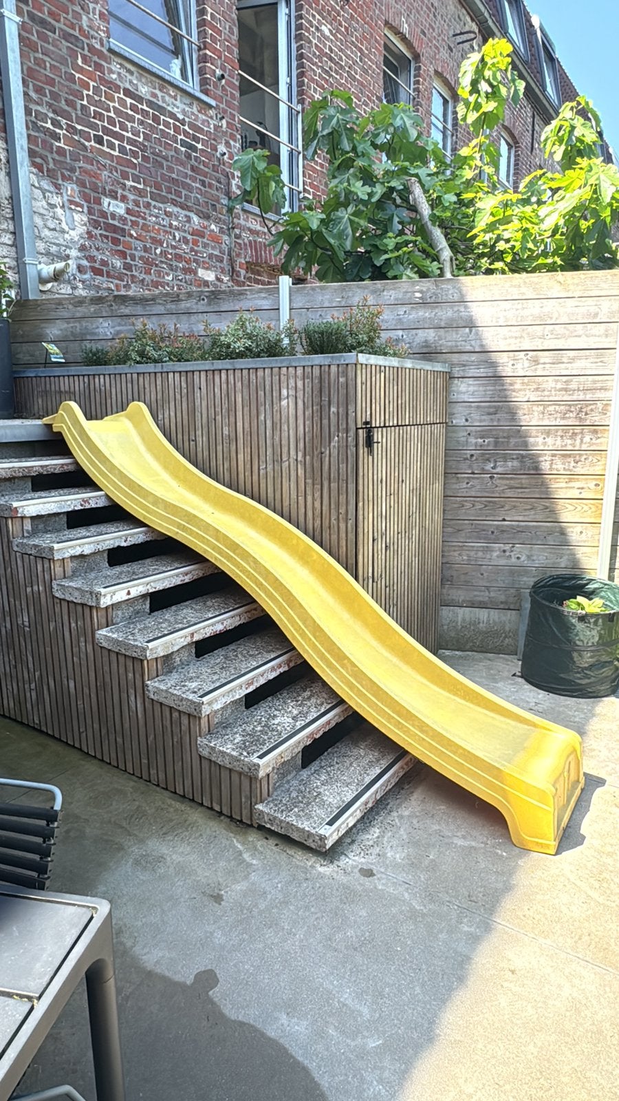 Glijbaan, Ophalen, Gebruikt, Glijbaan, Aanbouwonderdeel
