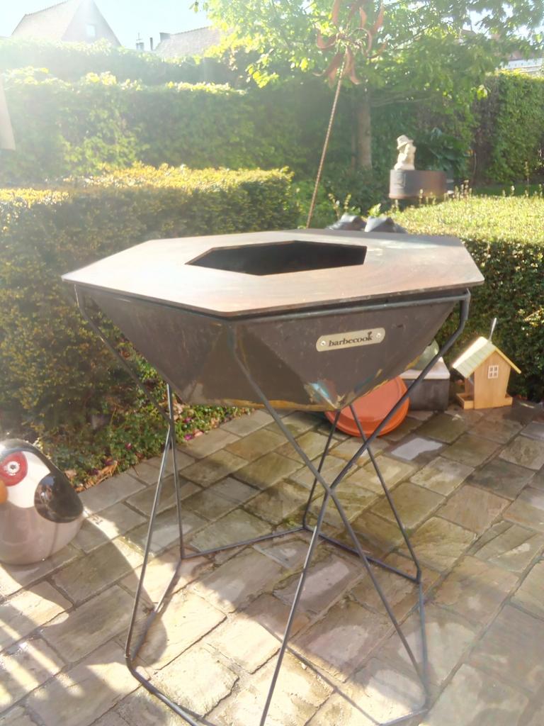 Barbecook vuurschaal met kookplaat, Enlèvement, Utilisé