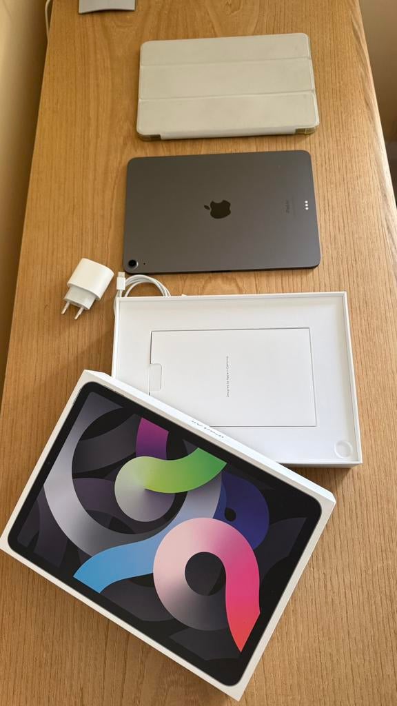 Ipad air 4 (2020) 10.9 - 64GB, Computers en Software, Apple iPads, Zo goed als nieuw, Apple iPad, Wi-Fi, 11 inch, 64 GB, Grijs