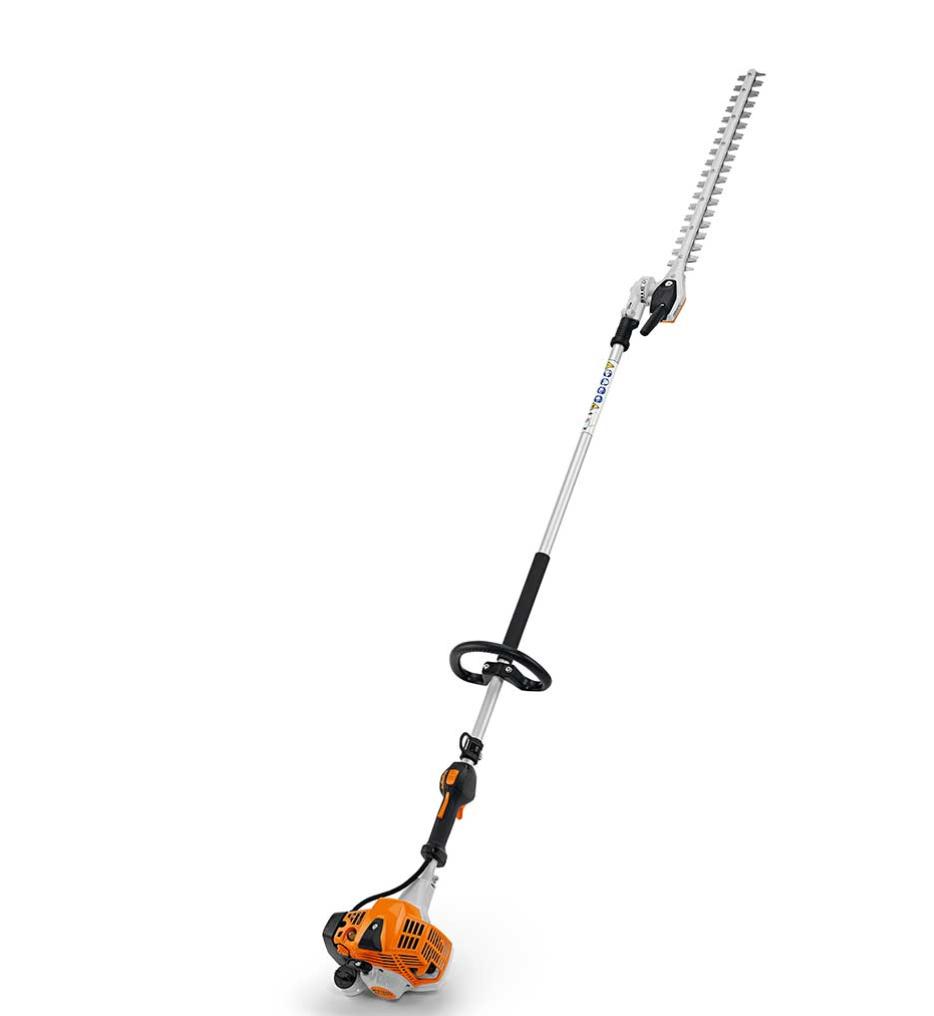 lange benzine heggenschaar op steel stihl, Tuin en Terras, Ophalen, Gebruikt, Benzine