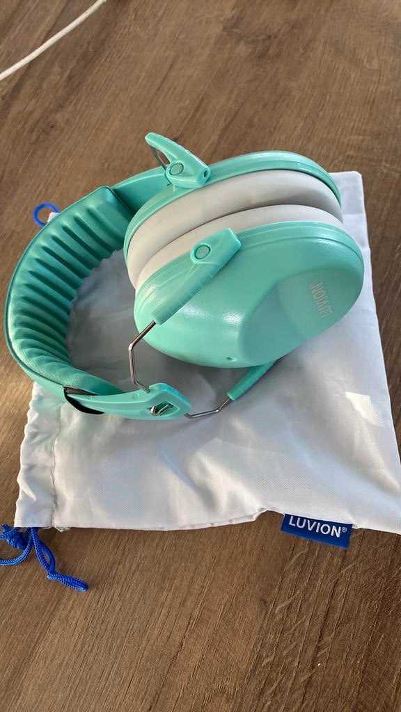Luvion gehoorbescherming groen baby, Ophalen, Zo goed als nieuw