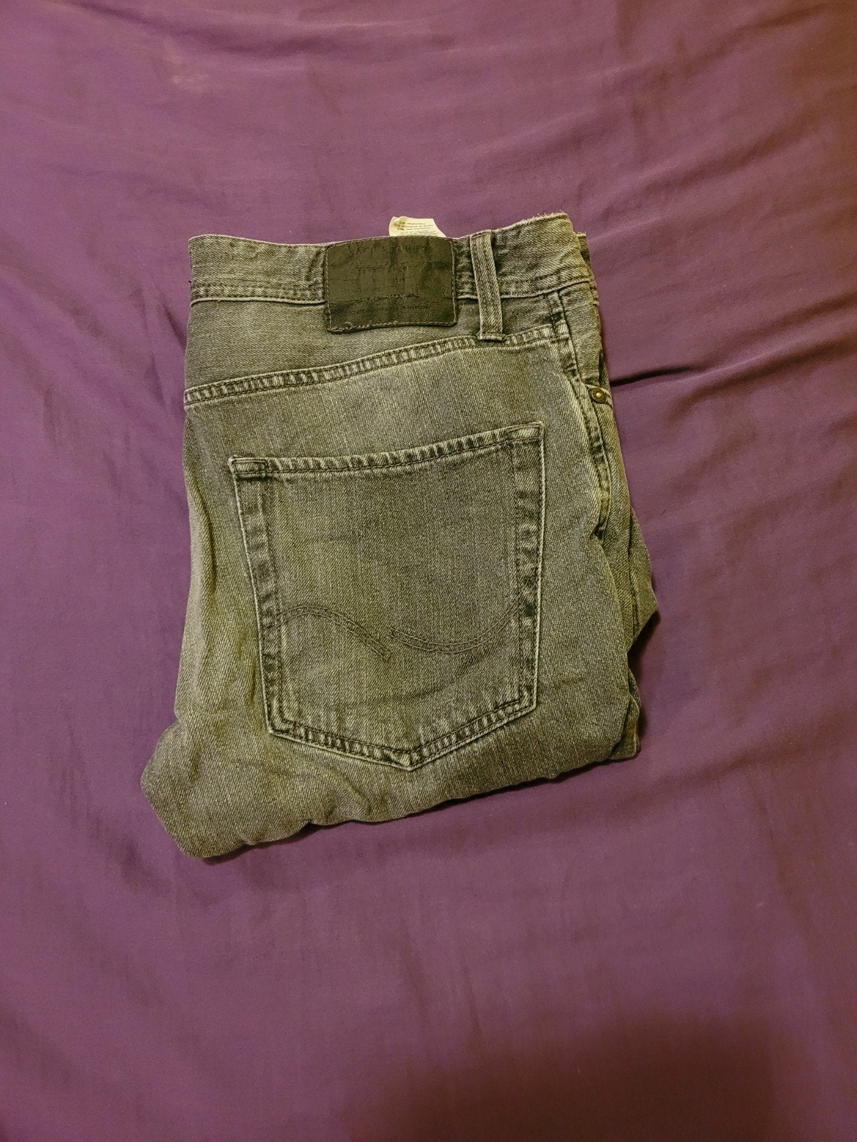 Jeans Slim Fit Jack & Jones « Tim » — Taille 32/32 — Gris, Gris, Enlèvement ou Envoi, Jack&Jones, Comme neuf