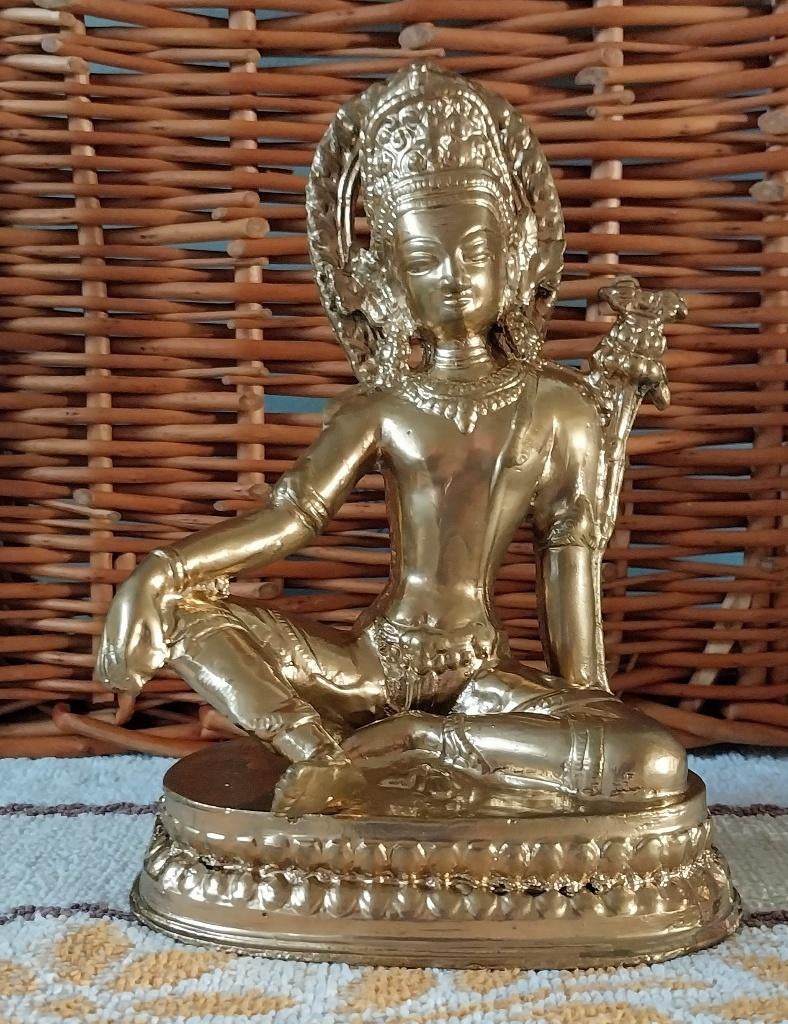 Boeddha Ganesha Tara Tempelbeeld brons,Nepal,Tibet,Buddha, Enlèvement, Utilisé