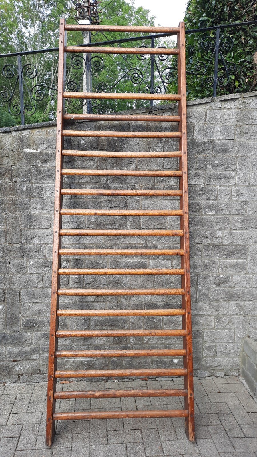 Sportraam klimrek met mooie patina, Ophalen