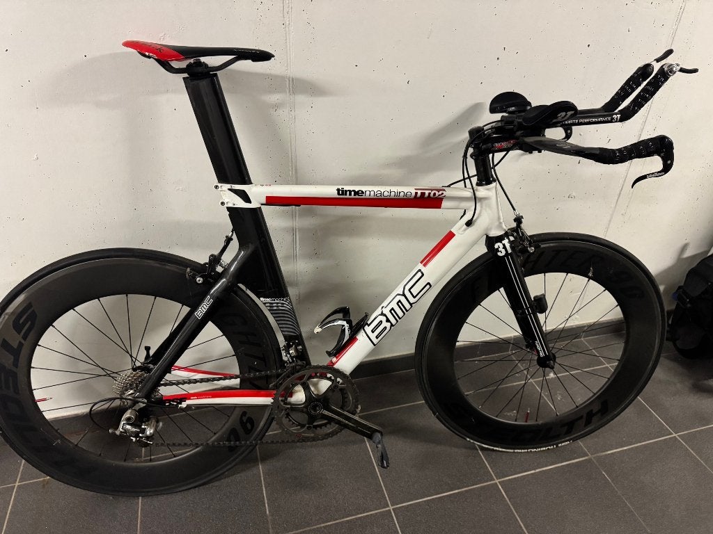 BMC Tijdritfiets, Fietsen en Brommers, Fietsen | Heren | Sportfietsen en Toerfietsen, Gebruikt, 26 inch, Velgrem, 15 tot 20 versnellingen