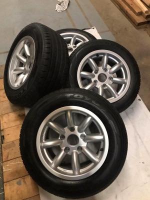 Minilite wielen voor Porsche 911 F en G serie., Ophalen, Band(en)