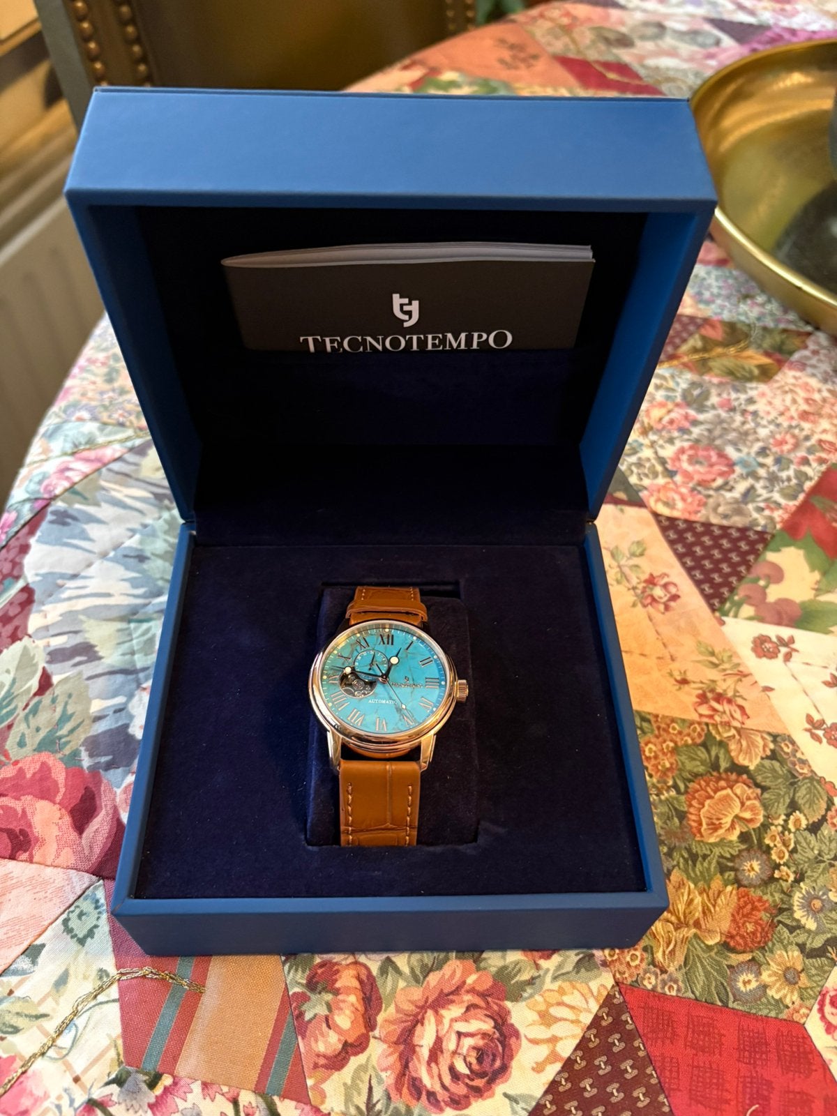 tecnotempo “nobletime” limited edition rose gold tone 300pcs, Ophalen of Verzenden, Zo goed als nieuw, Goud, Seiko