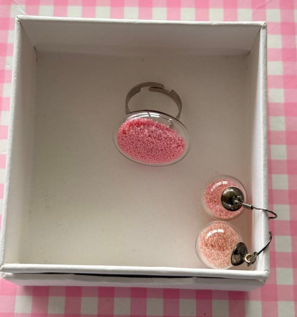 Oorbel van 925 zilver, Gebruikt, Ophalen of Verzenden, Roze, Dame