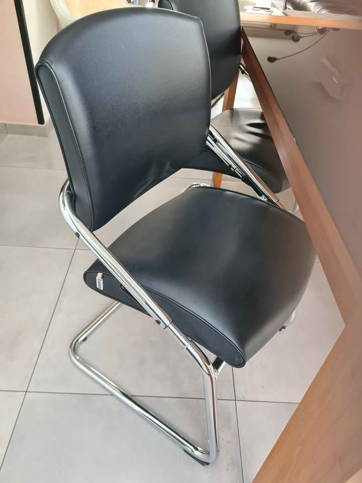 4 stoelen hulsta zwart, Ophalen, Gebruikt, Zwart, Vier