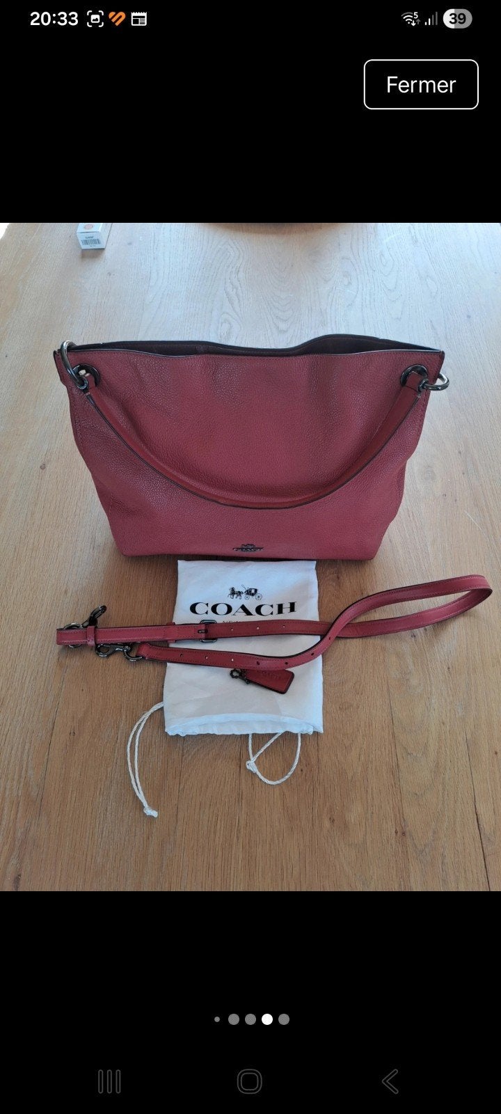 Sac coach en parfait état, Enlèvement, Comme neuf, Sac à main