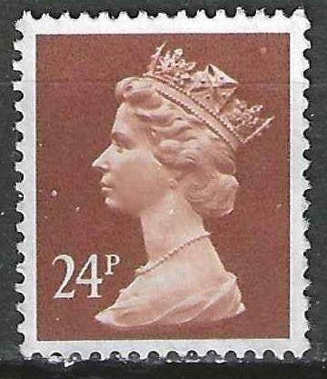Grande-Bretagne 1991 - Yvert 1563 - Reine Elisabeth II (ZG), Timbres & Monnaies, Envoi, Non oblitéré