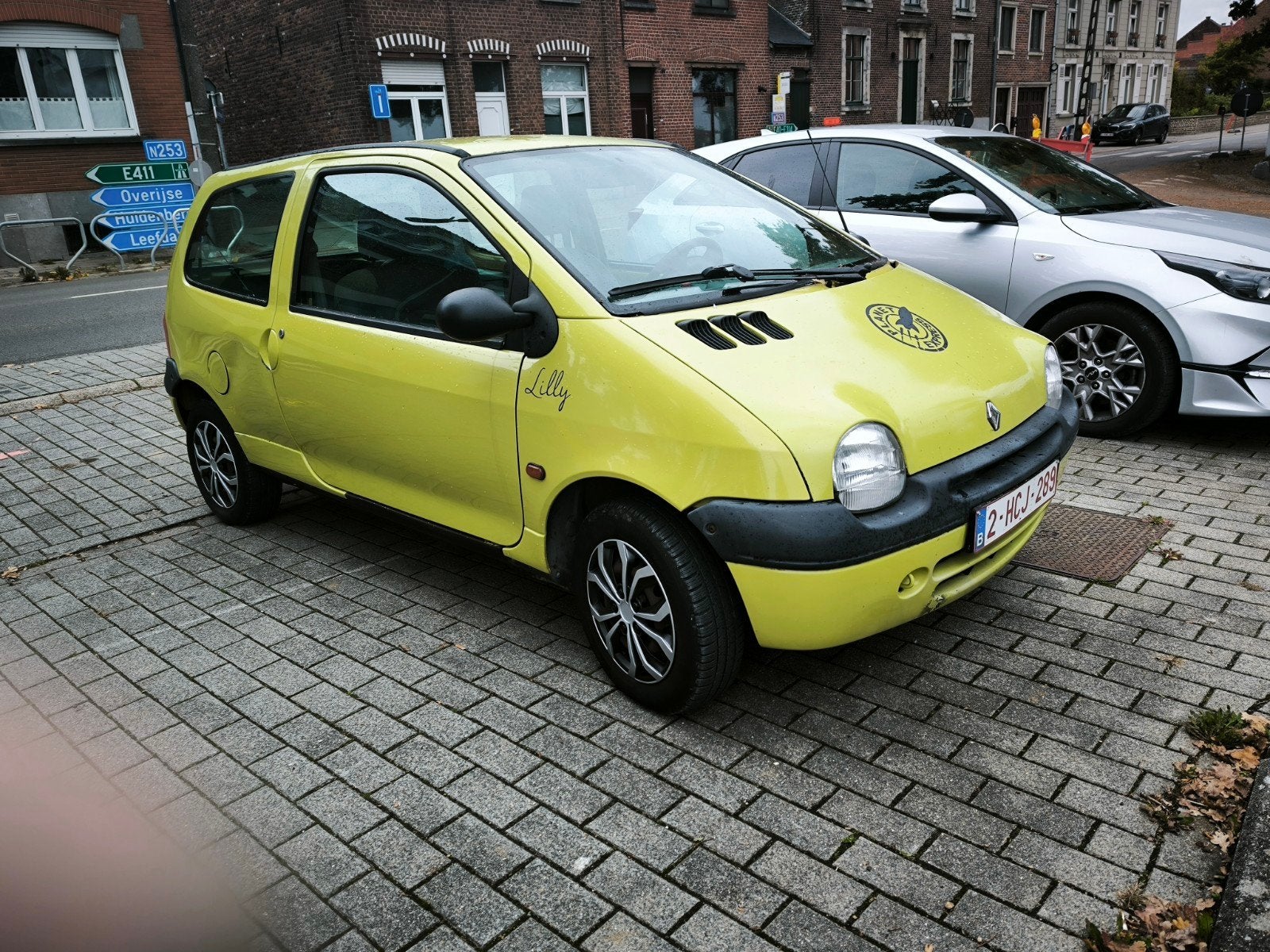 Renault Twingo phase 1, Autos, Jaune, Boîte manuelle, Particulier, Essence