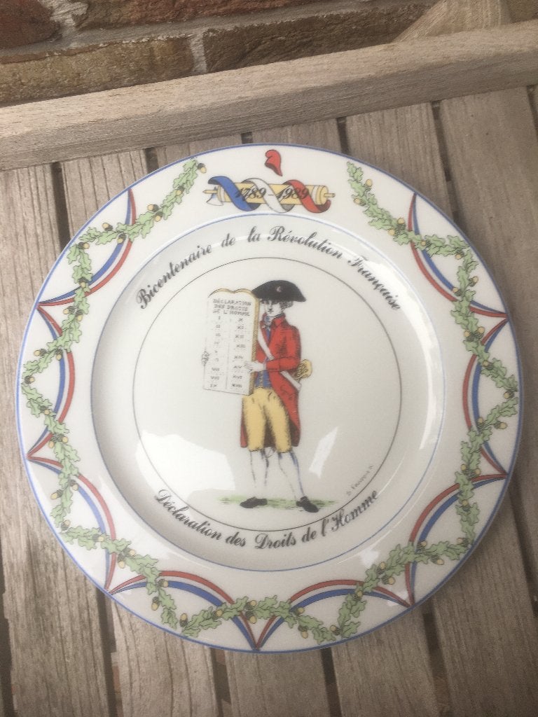 DECORATIEBORD APILCO FRANSE REVOLUTIE IN PORSELEIN, Antiek en Kunst, Ophalen of Verzenden