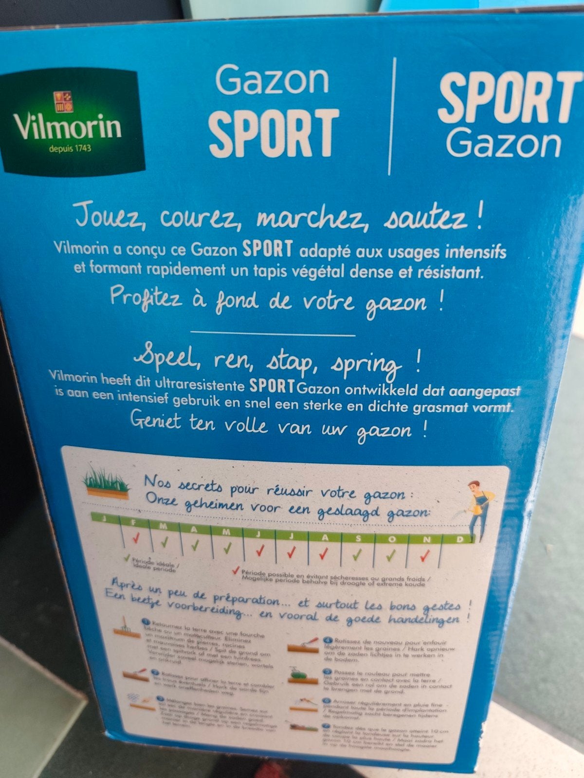 Vilmorin sportgraszaad, Ophalen of Verzenden