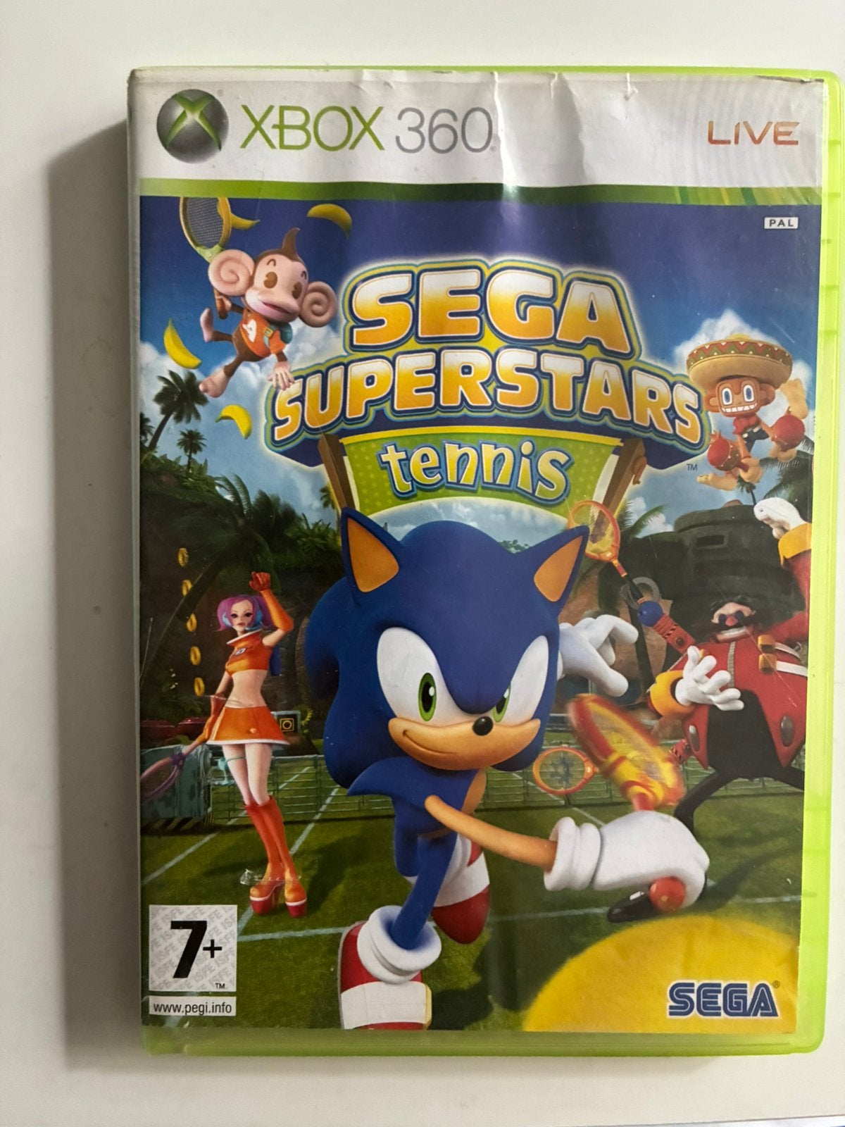 Sega Superstars Tennis Xbox 360 - Sonic & Vrienden, Consoles de jeu & Jeux vidéo, Enlèvement ou Envoi, Comme neuf