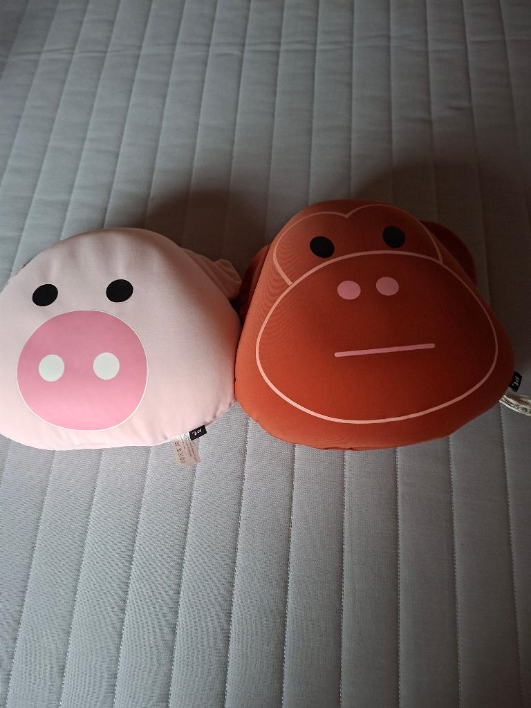 Knuffelkussen, Enfants & Bébés, Jouets | Peluches, Enlèvement ou Envoi, Comme neuf, Brun, Singe
