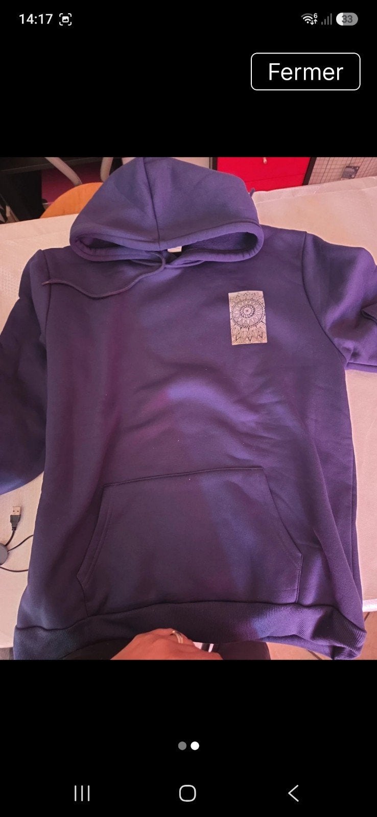 pull imprimé motif mandala, Kleding | Dames, Truien en Vesten, Ophalen of Verzenden, Nieuw, Maat 38/40 (M), Blauw