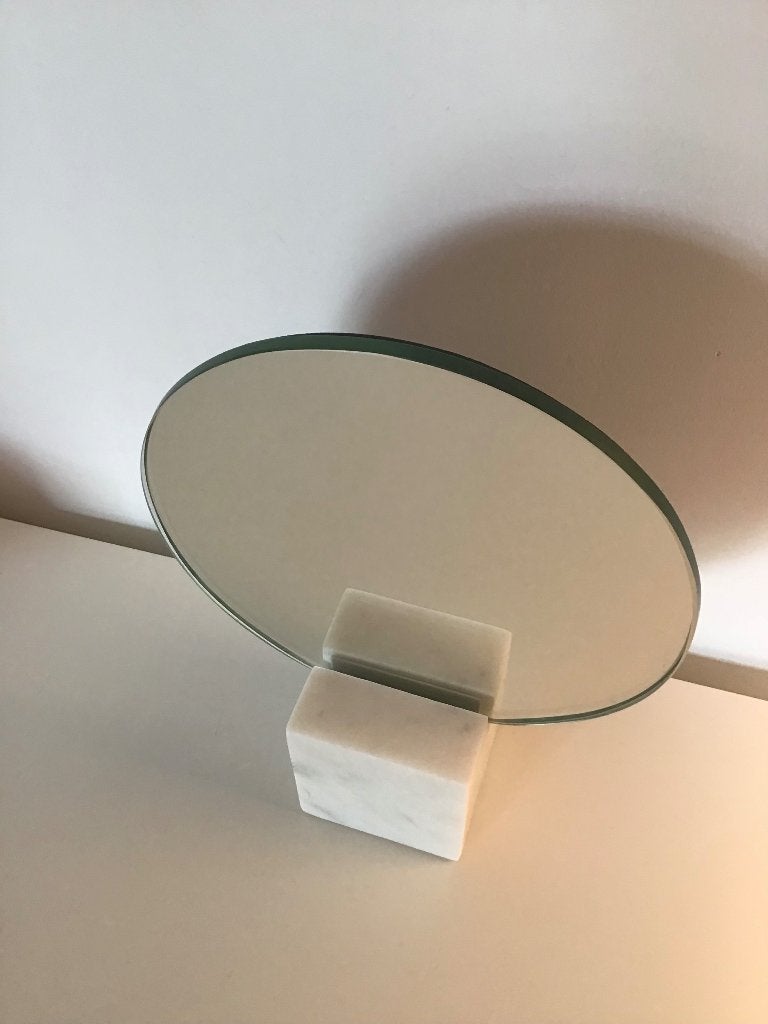 Miroir H&M Home en marbre, Huis en Inrichting, Ophalen, Minder dan 50 cm, Rond, Nieuw