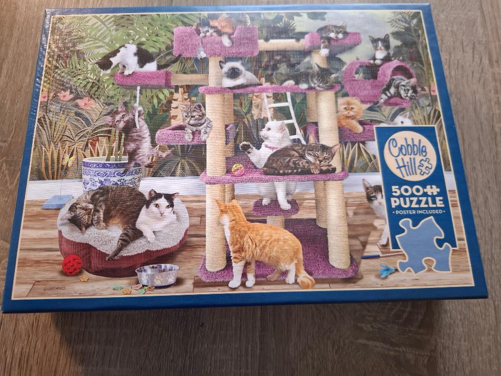 Te koop puzzel 500 stuks . 5€ . Cobble Hills, Ophalen, 500 t/m 1500 stukjes, Gebruikt, Legpuzzel