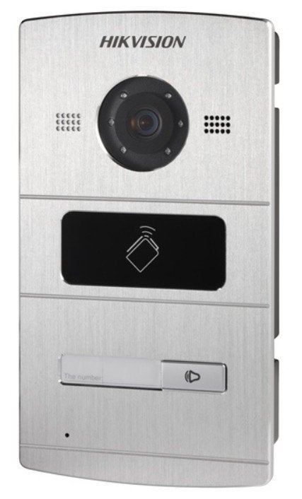 Hikvision IP-video-intercomsysteem – 3 componenten, Ophalen of Verzenden, Compatibel met smartphone, Zo goed als nieuw, Bedraad