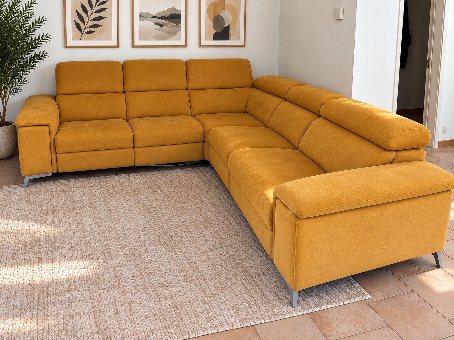 Canapé d’angle 3 relax électriques – excellent état, Maison & Meubles, Canapés | Salons, 75 à 100 cm, 250 à 300 cm, Banc d'angle