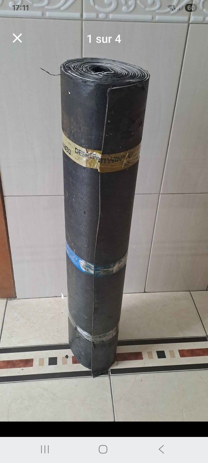 Rouleau étanchéité toiture DERBIGUM / DERBITWIN NT 4mm (Neuf, Bricolage & Construction, Enlèvement