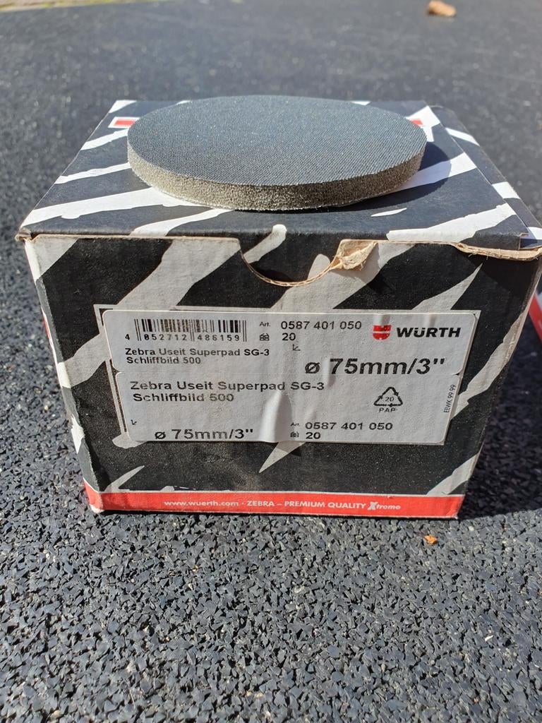 Würth Zebra Useit Superpad, Enlèvement