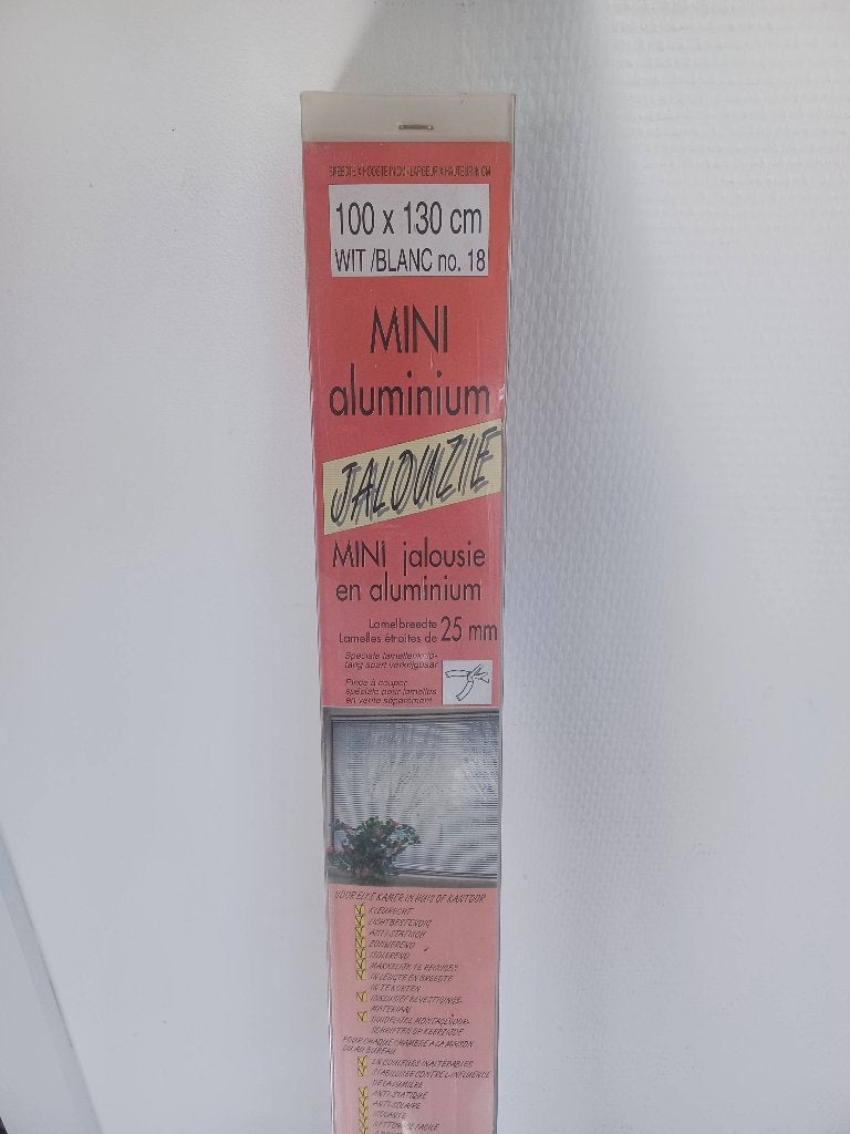 Jalouzie, Huis en Inrichting, Jaloezie, Overige merken, Wit, Metaal