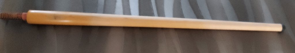 Biljart : bovenstuk kort 42.2 mm met houten schroef., Verzenden