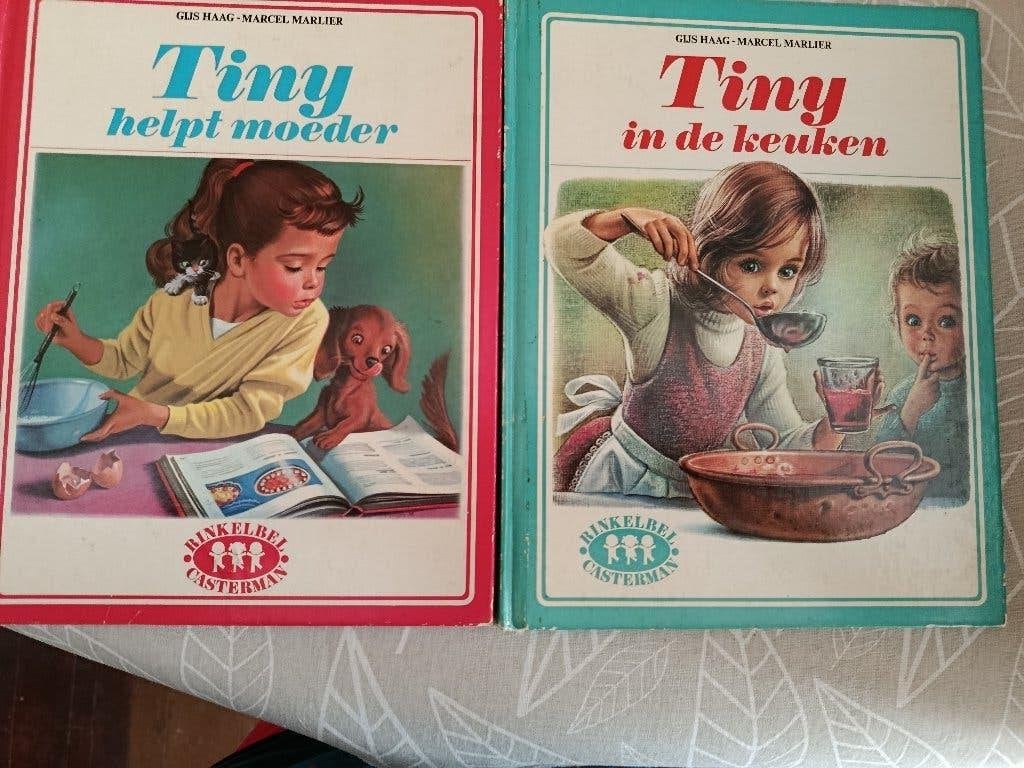 TINY - PAKKET VAN 2 BOEKEN "TINY" JAREN ZESTIG/ZEVENTIG, Boeken, Kinderboeken | Jeugd | onder 10 jaar, Gelezen, Fictie algemeen