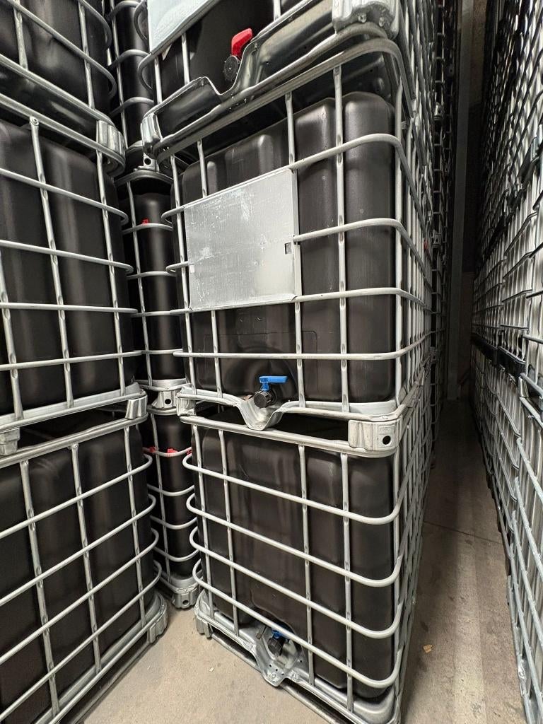 Citerne ibc NOIR 1000L, Jardin & Terrasse, Enlèvement, Neuf, Métal, Avec robinet