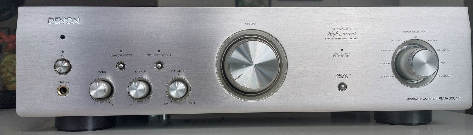 Geïntegreerde stereo versterker DENON PMA-600NE + Yamaha WXA, Ophalen, Stereo, Denon