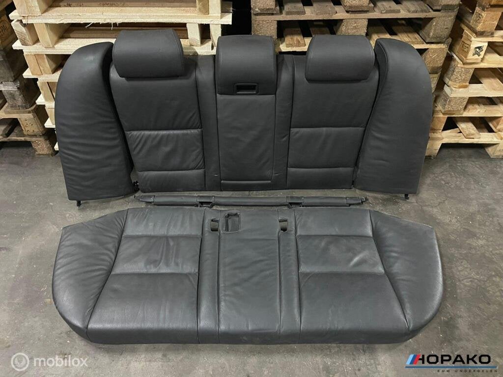 Achterbank BMW 5 serie E60 sedan | zwart leder, Gebruikt, Einsteinlaan 5 rijswijk, Bmw, Ophalen of Verzenden