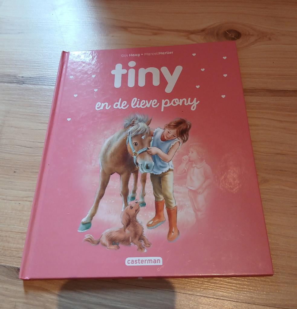 boek tiny en de lieve pony, Boeken, Gilbert Delahaye en  marcel marlier, 5 of 6 jaar, Fictie algemeen, Meisje
