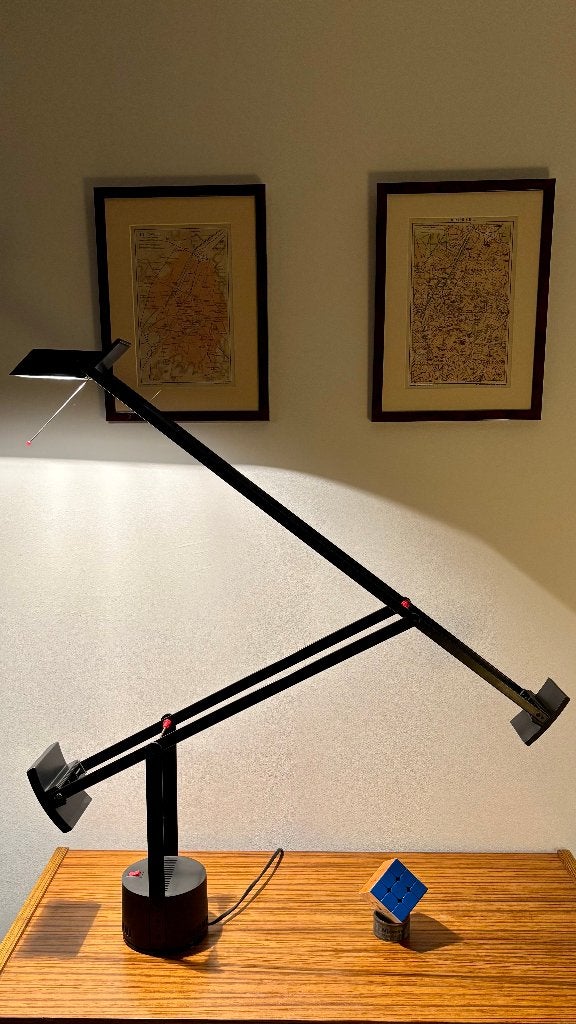 Artemide Tizio 50 noir, Autres culots, Postmoderne, Lampe de bureau, Enlèvement
