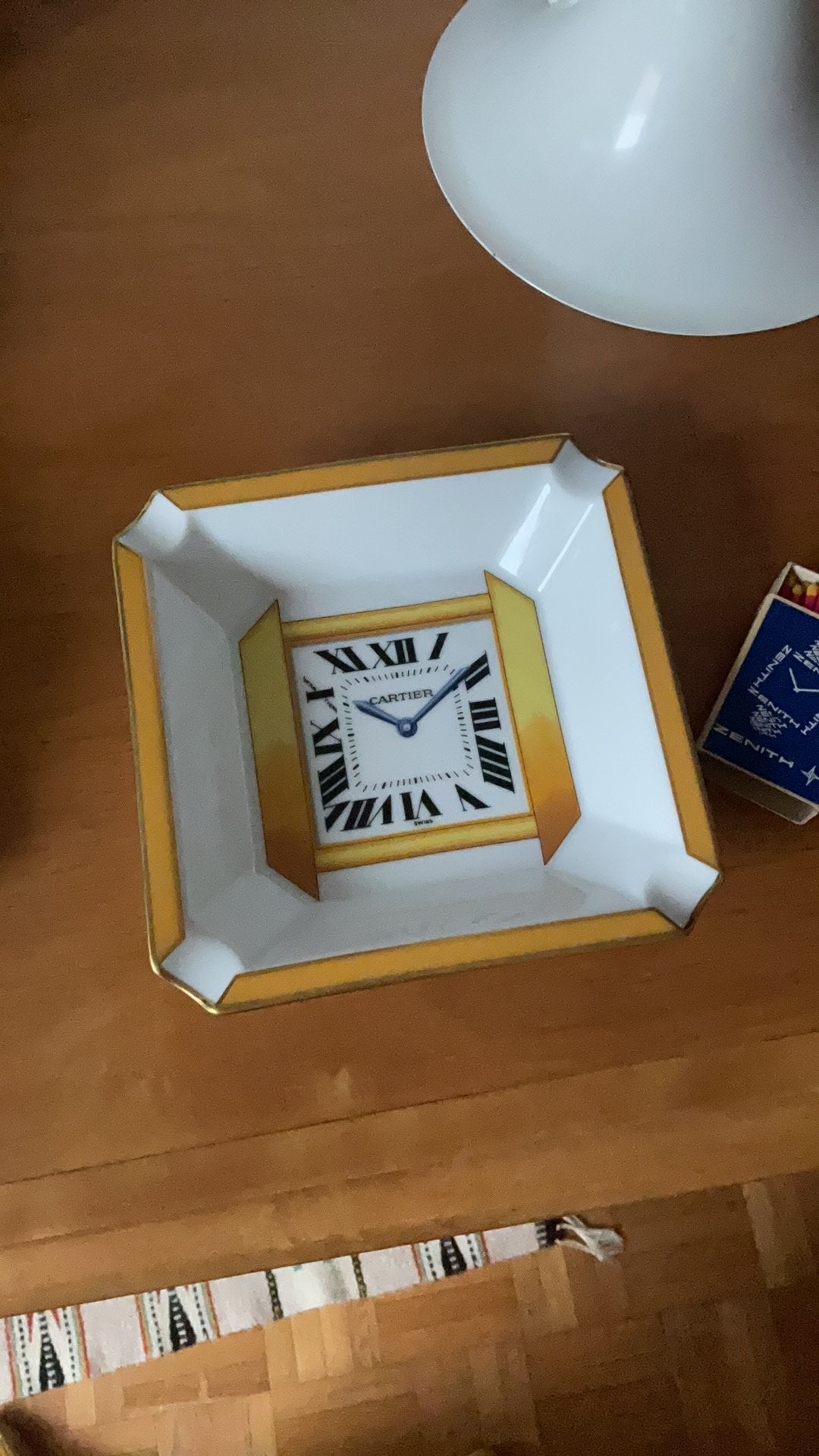 Vide poche cendrier Cartier Tank vintage décor horloger, Enlèvement ou Envoi
