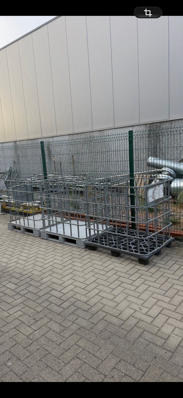 Cages IBC 1000 litres pour bois de chauffage, Bricolage & Construction, Échafaudages, Enlèvement, Comme neuf