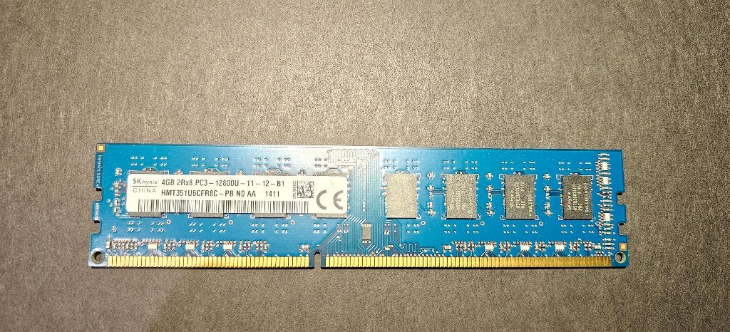 SK Hynix 4GB PC3 - 12800 geheugen, Refurbished, DDR3, Ophalen of Verzenden, Desktop