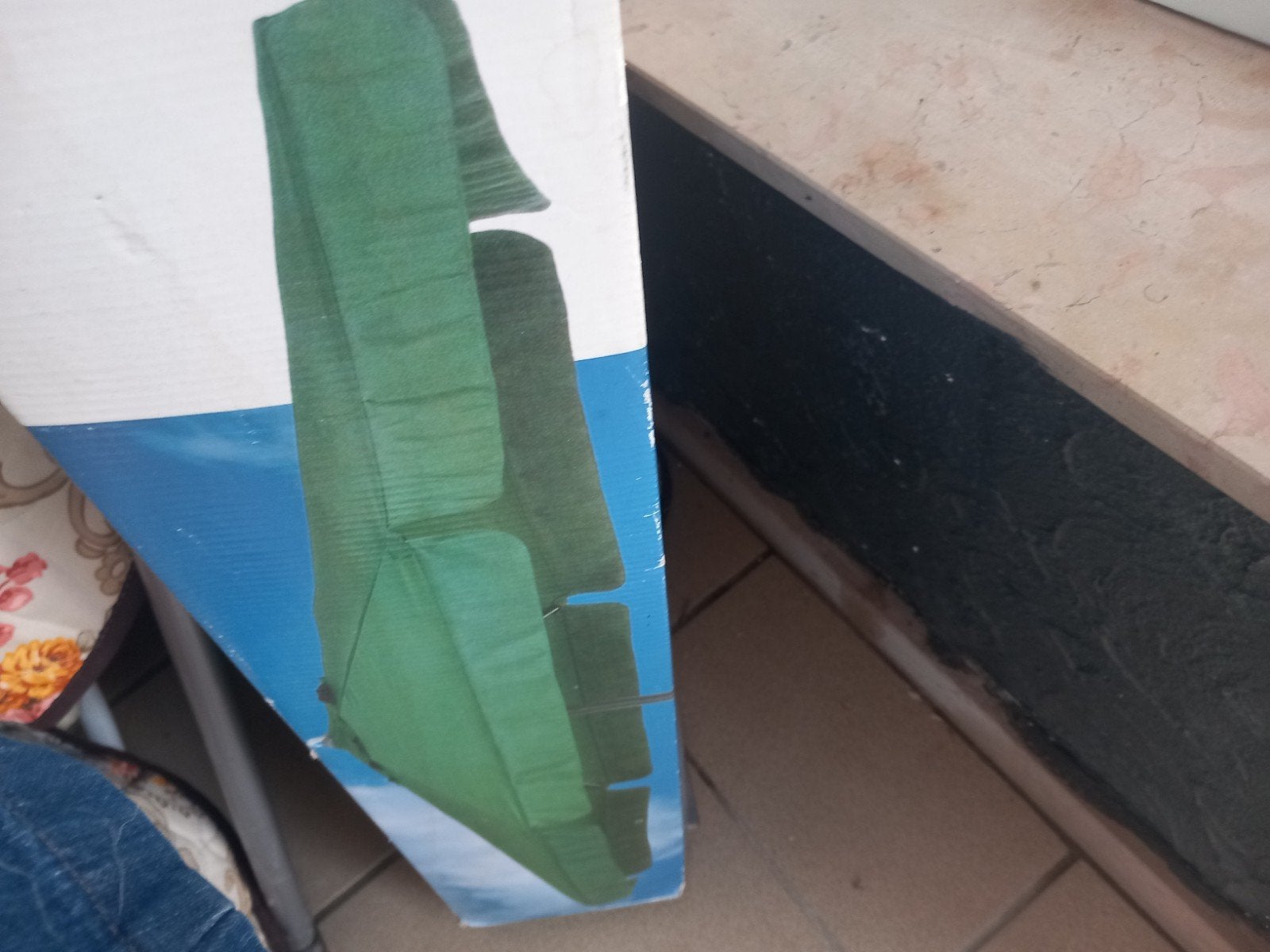 zeer pracht parasol met voet, Ophalen
