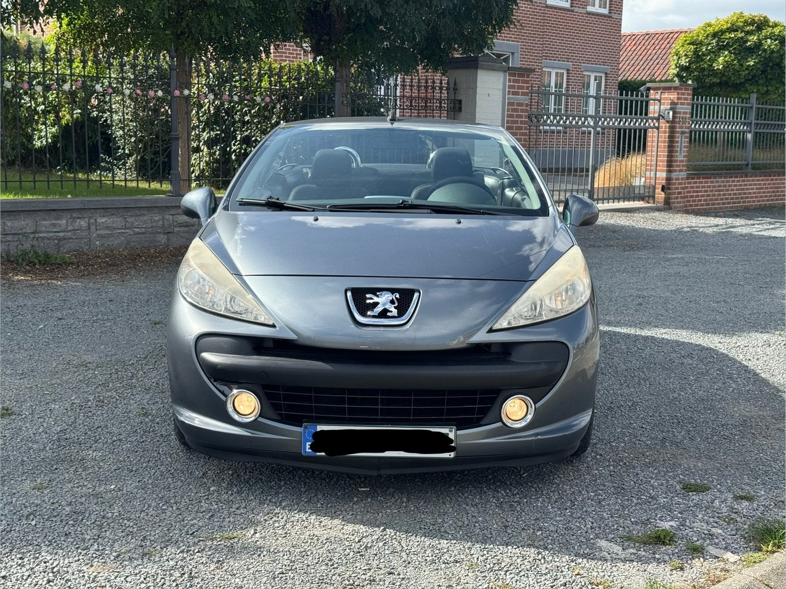 Peugeot 207cc cabriolet 1.6 benzine EURO4 150.000 km/2008, Voorwielaandrijving, 4 zetels, Stof, Zwart