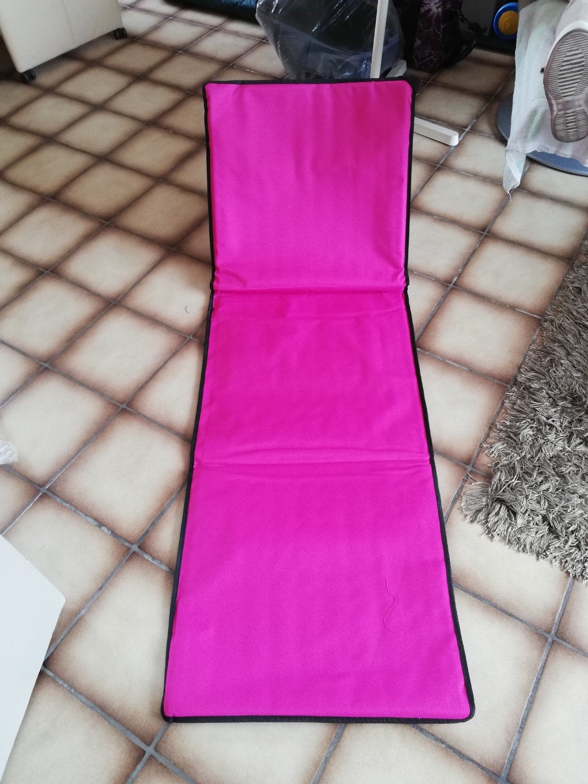 Opvouwbare Strandmat met Rugleuning nieuw, Caravans en Kamperen, Ophalen, Nieuw