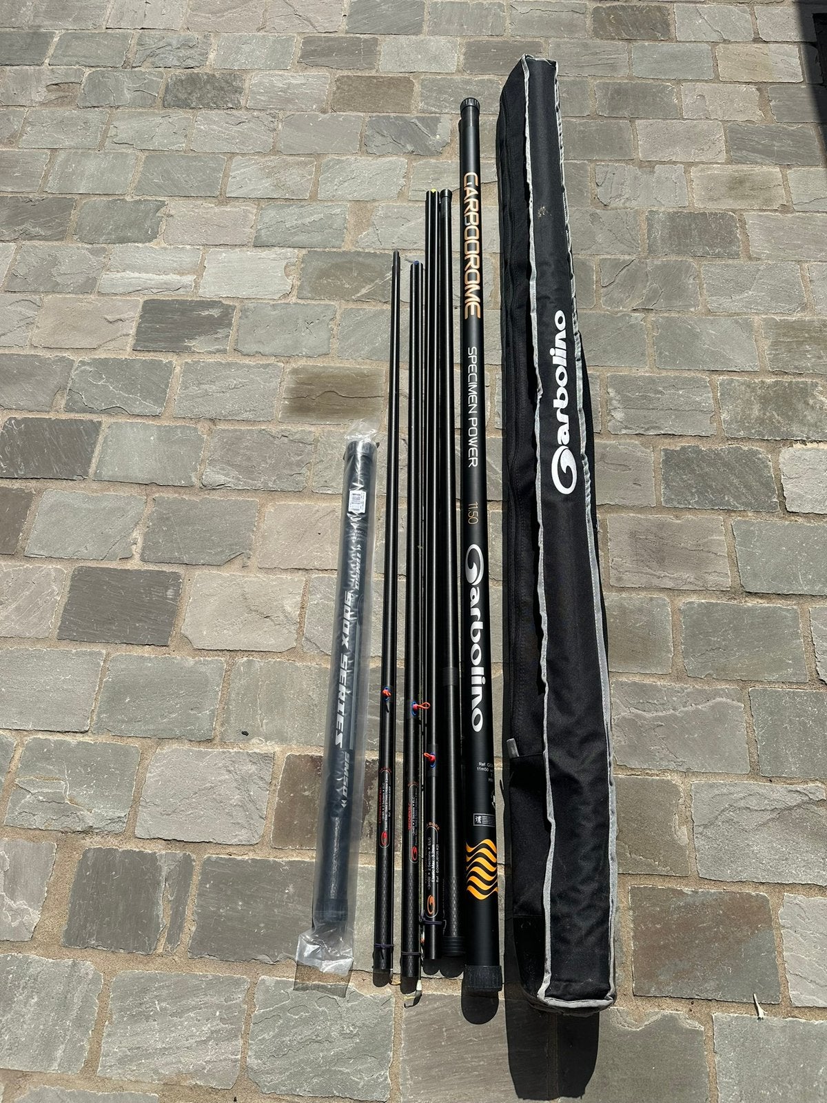 Garbolino Garbodrome Specimen Power 11,5m pack te koop., Watersport en Boten, Hengelsport | Witvissen, Ophalen, Zo goed als nieuw