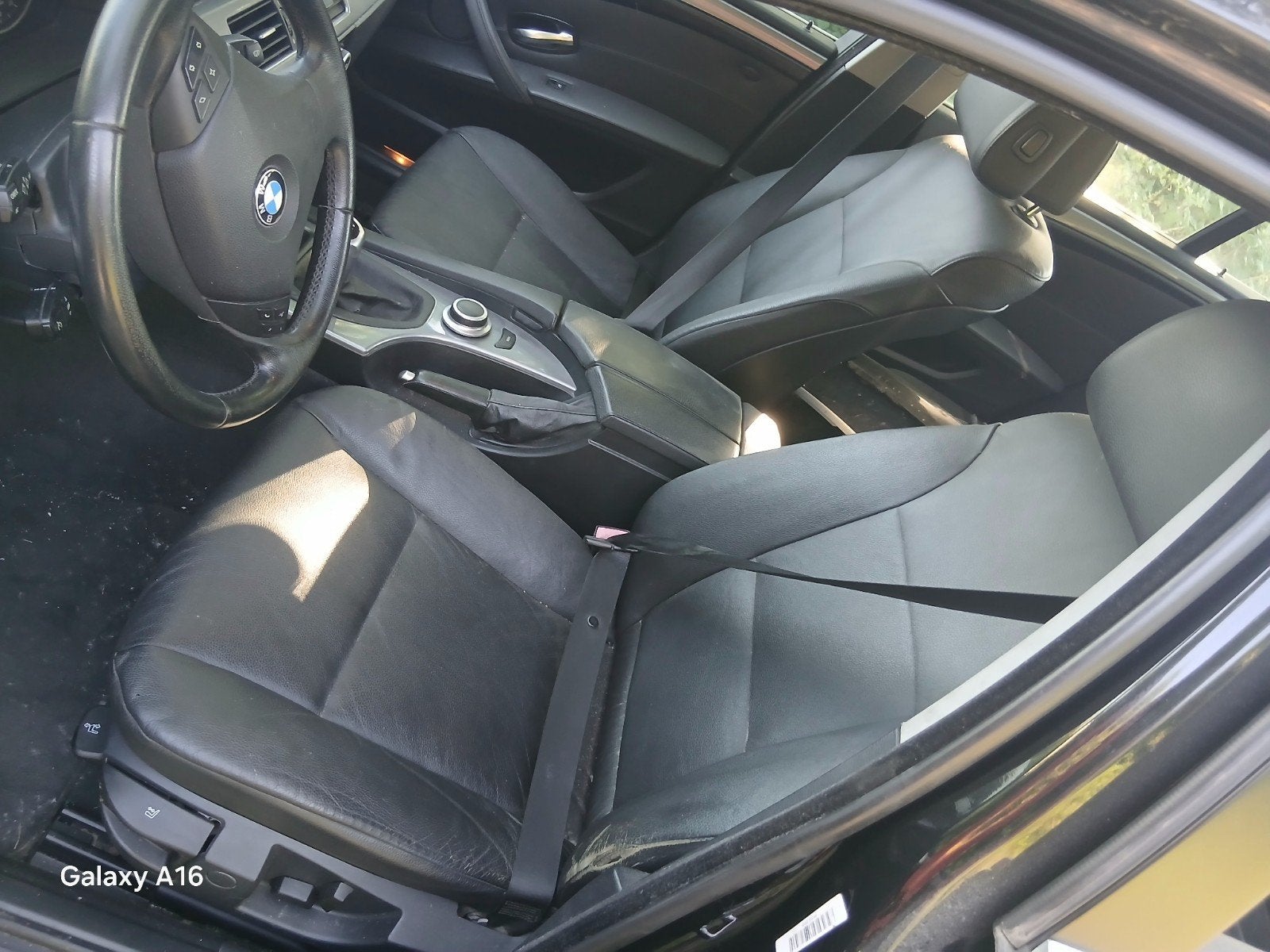 BMW 5-serie E60 Sedan verwarmd zwart lederen interieur, Auto-onderdelen, Interieur en Bekleding, Ophalen, BMW